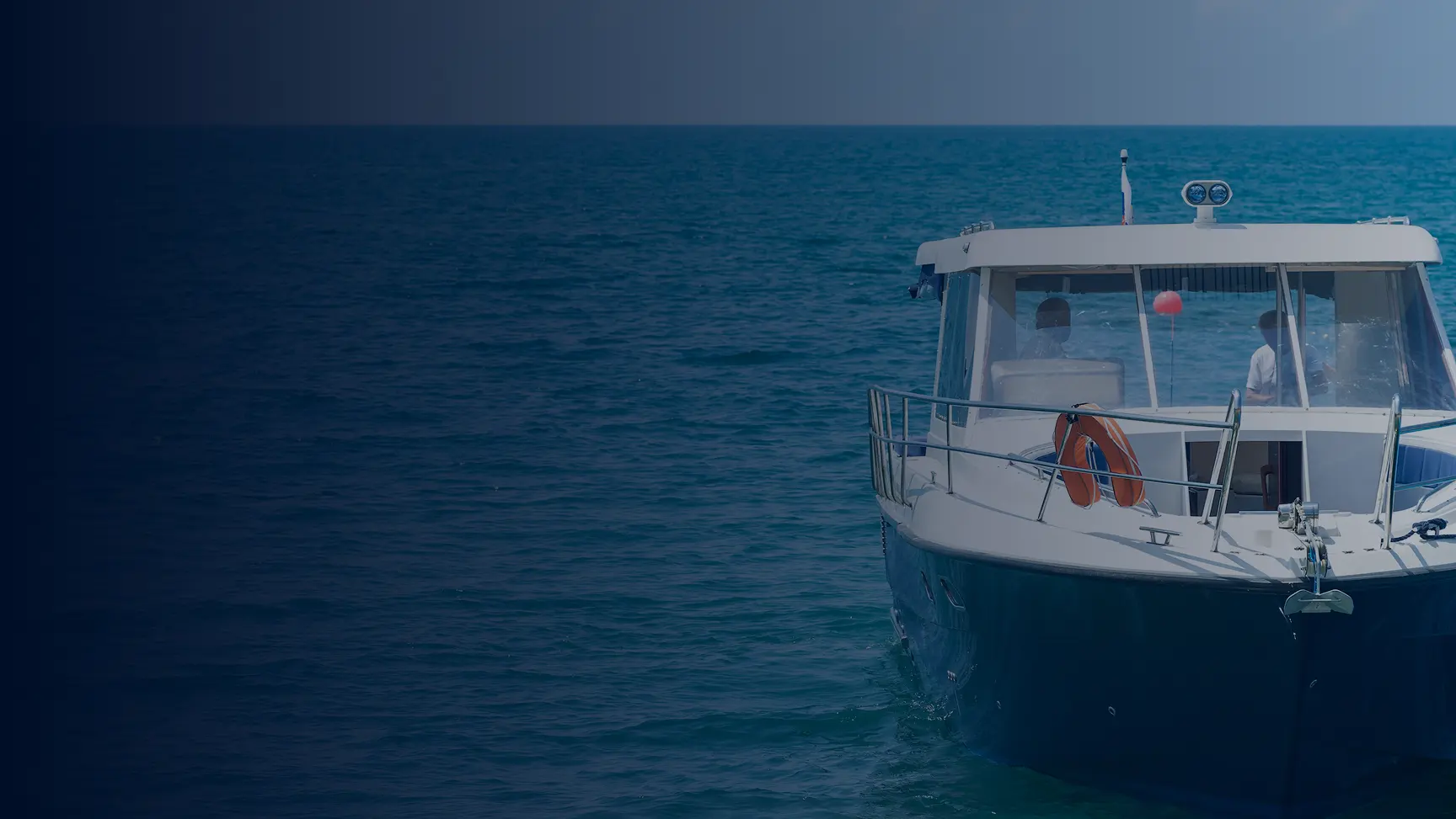 Vets On Board Network vessel on open water