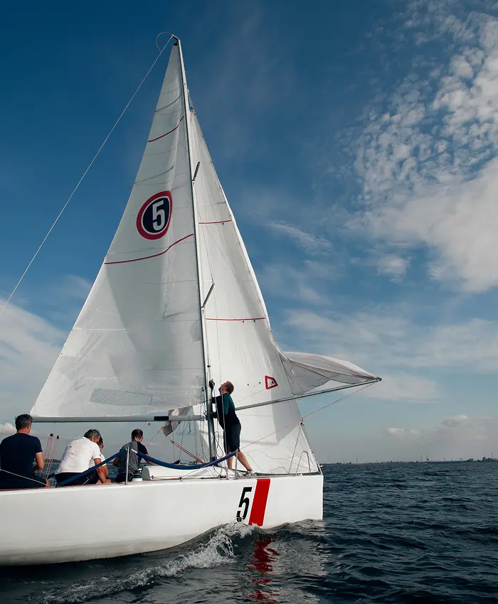 People sailing together